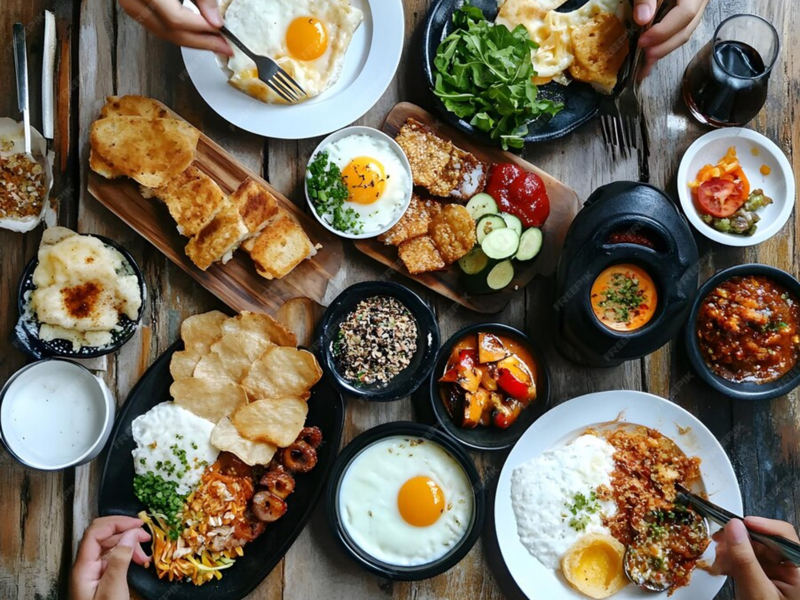 Ilustrasi makanan brunch (Dok. Freepik)