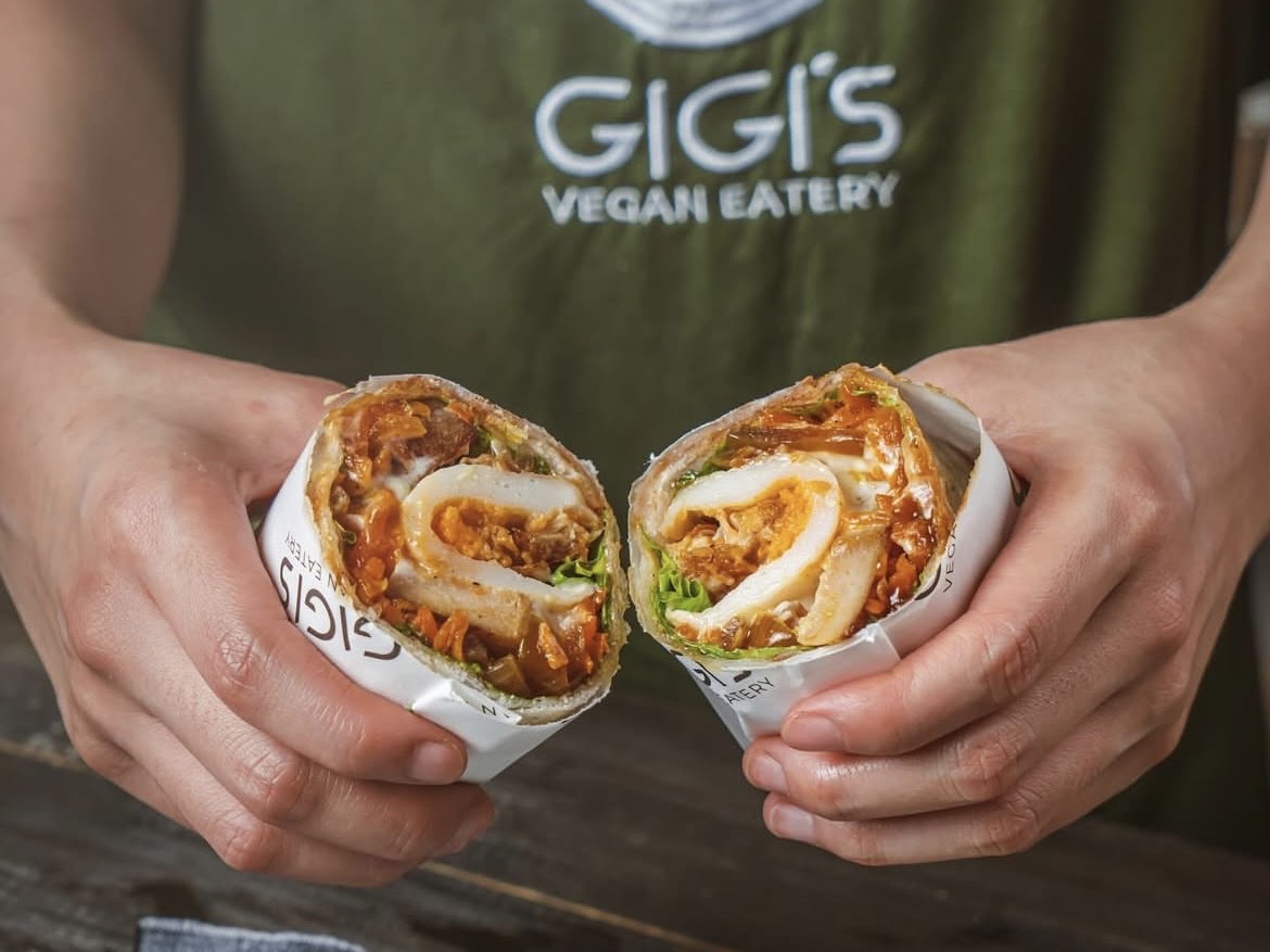Menu makanan di restoran  Gigi&rsquo;s Vegan Eatery. (Instagram @gigisveganeatery)