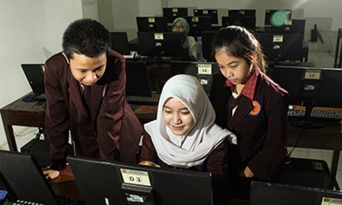 Ilustrasi siswa SMK di Tangsel. (Dok. letrisindonesia1.sch.id)