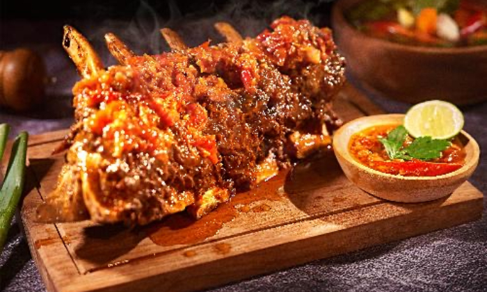 Iga bakar. (Dok Instagram @viekabarbar)