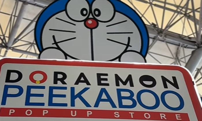 Doraemon Peekaboo Pop-up Store, The Breeze BSD.  (Dok. Instagram @fbrdira.id)