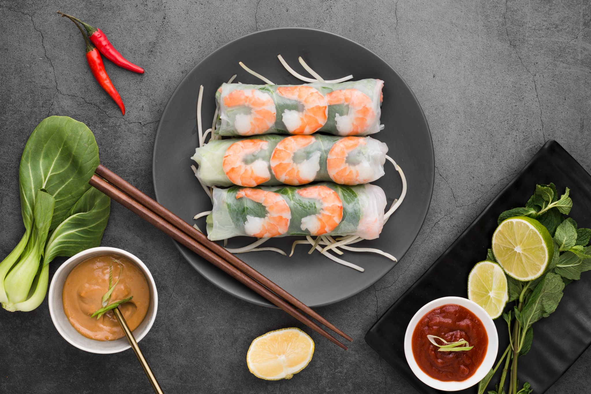 Ilustrasi spring roll ala Vietnam (Dok. Freepik)
