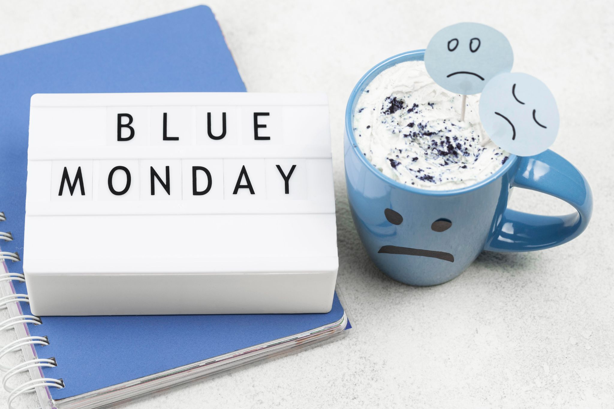 Ilustrasi blue monday (Dok. Freepik)