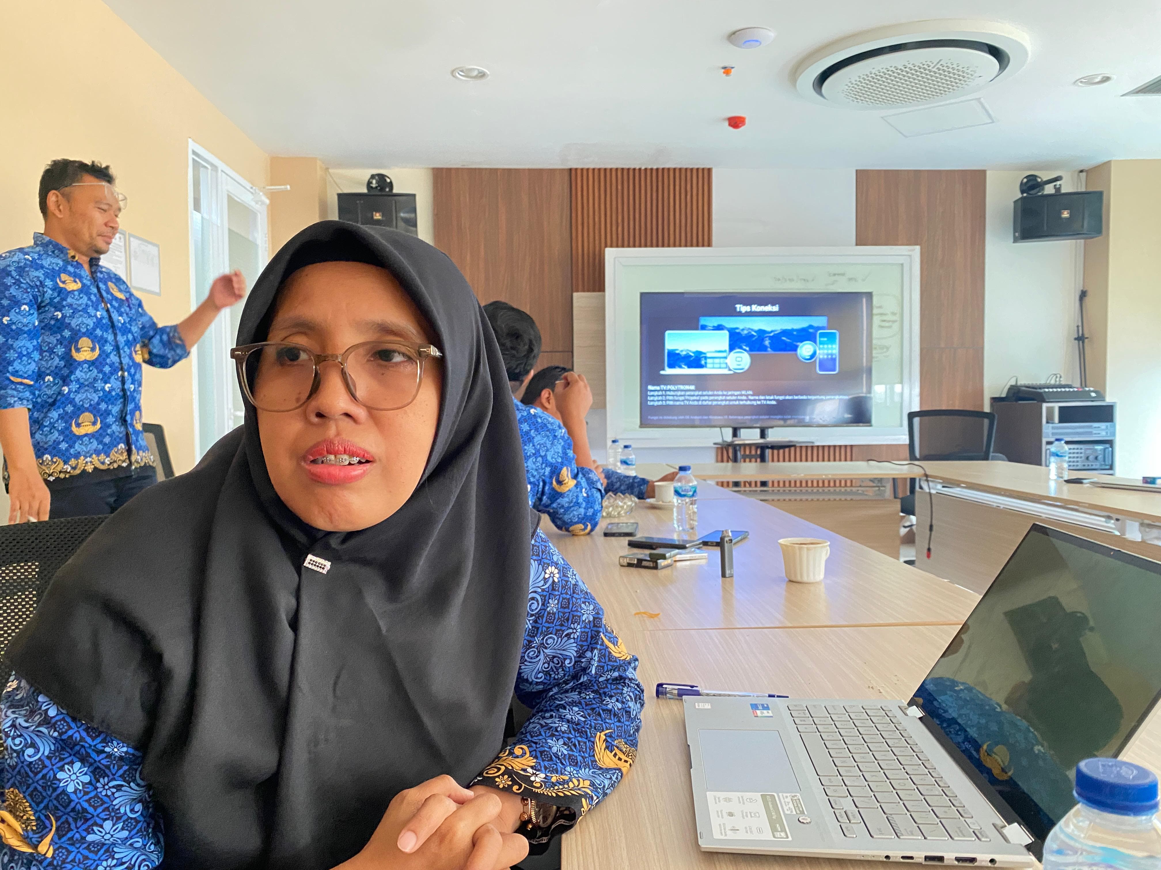 Kepala Bidang Lalu Lintas Dishub Tangsel Martha Lena.
