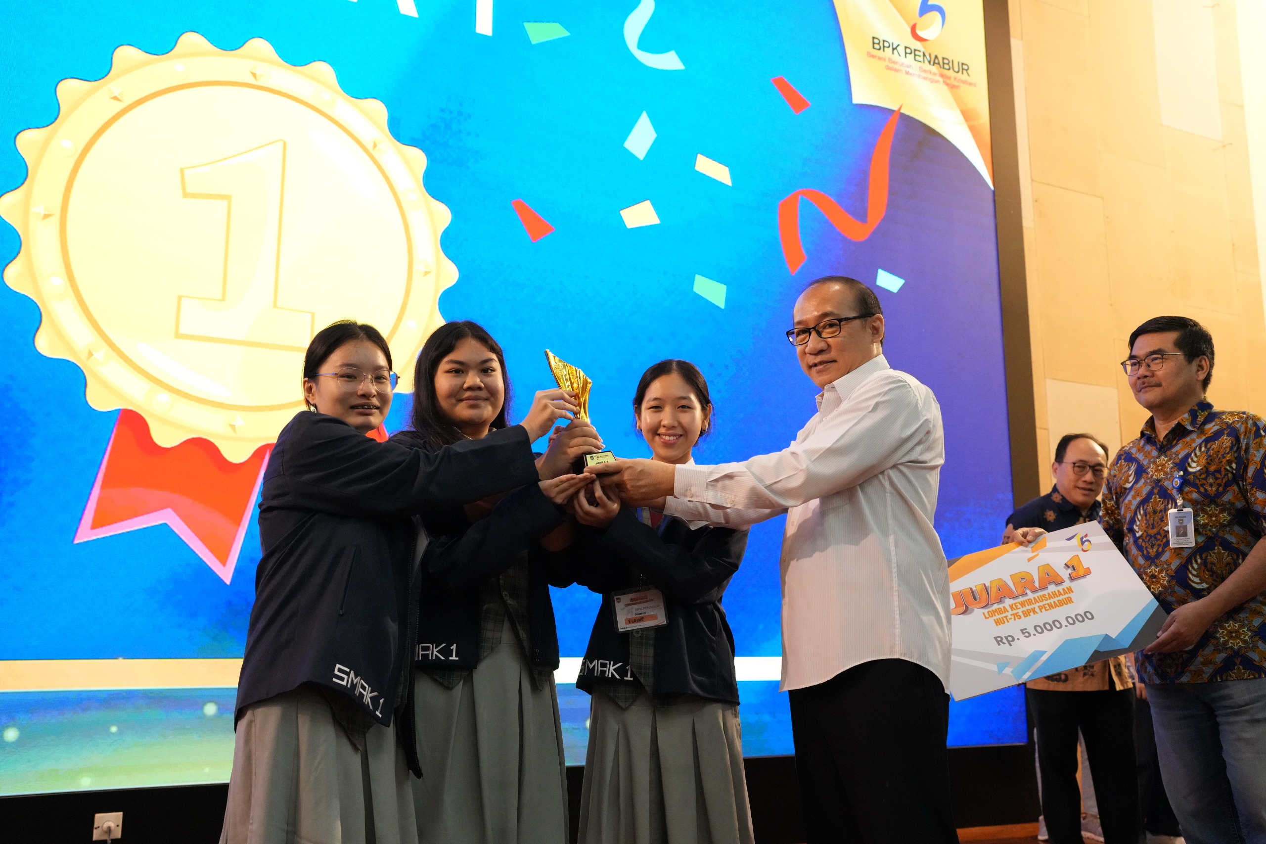 Youth Entrepreneurship Program (YEP), ajang lomba kewirausahaan yang dirancang untuk menumbuhkan semangat inovasi dan potensi bisnis di kalangan pelajar SMA/SMK BPK PENABUR. (Dok. BPK Penabur)