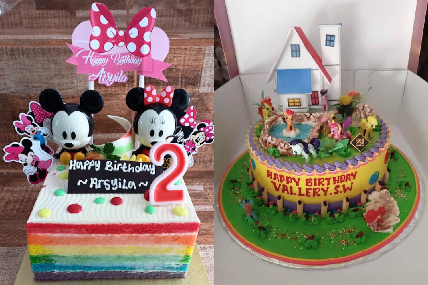 Kue ulang tahun dengan dekorasi unik dan rasa terbaik (Dok. Gmaps AJ Bakery & Cake)