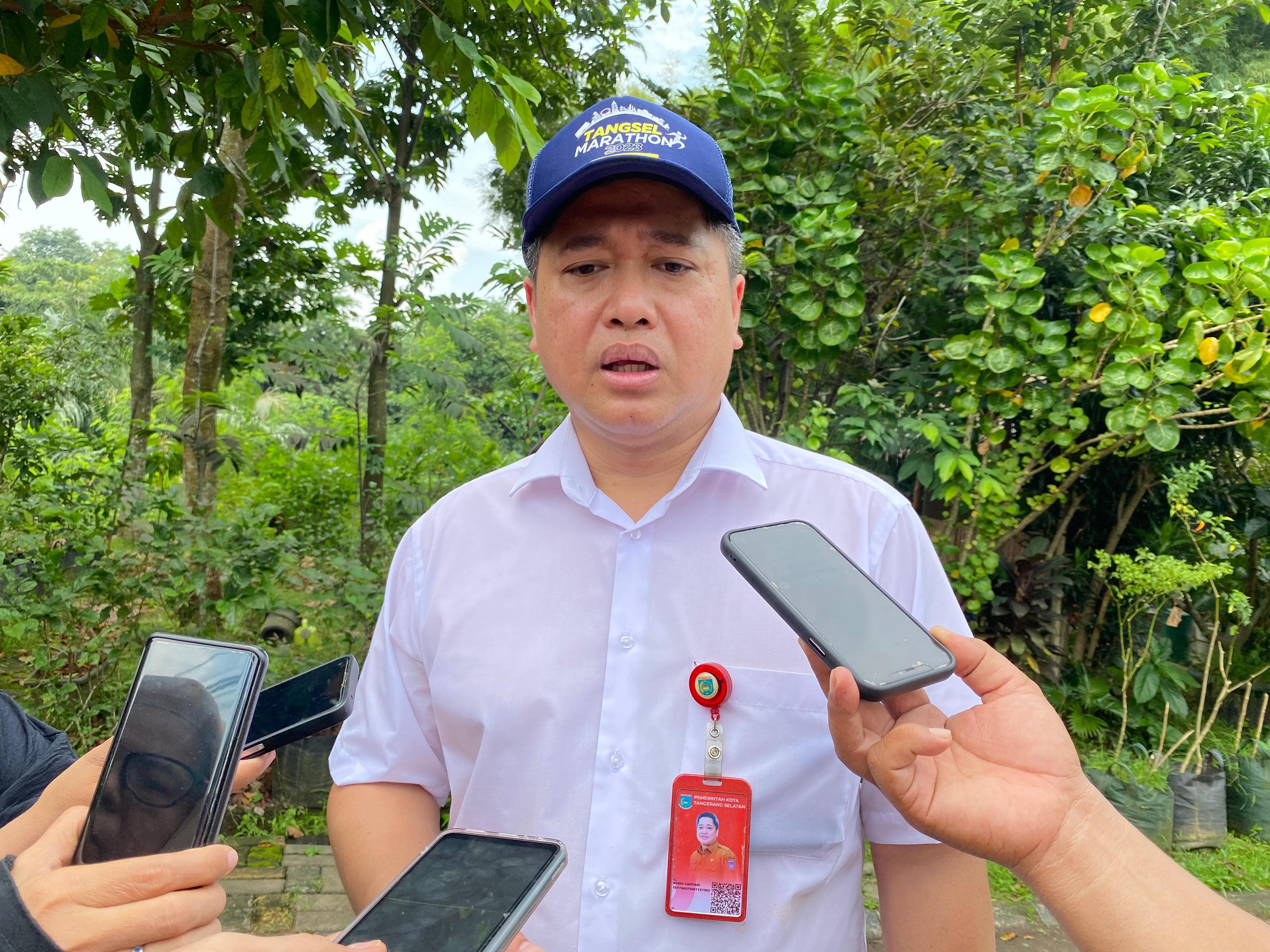 Kepala Dinas Sumber Daya Air, Bina Marga, dan Bina Konstruksi (DSDABMBK) Kota Tangsel Robbi Cahyadi.