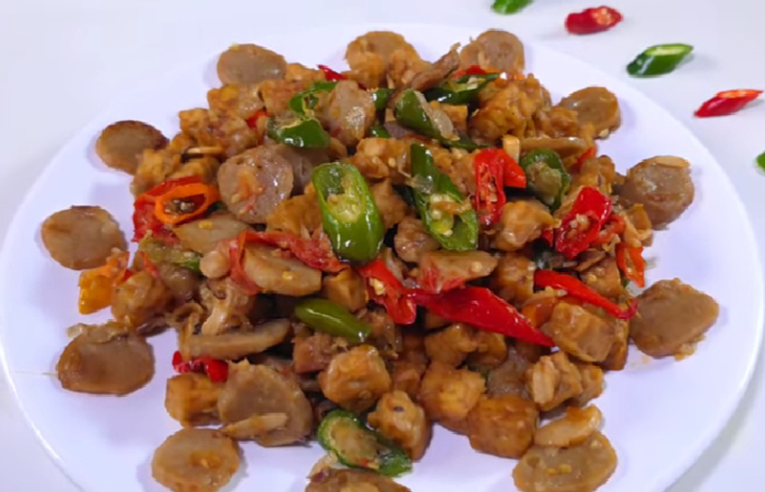 Resep oseng tempe bakso (Dok. YouTube Dapur Cantik Channel)