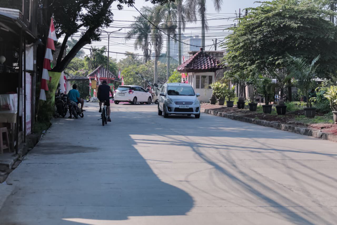 Perbaikan Jalan Magnolia di Serpong Utara Habiskan Anggaran Rp 1,94 Miliar, Pemkot Tangsel Perbaiki Konstruksi Paving Block