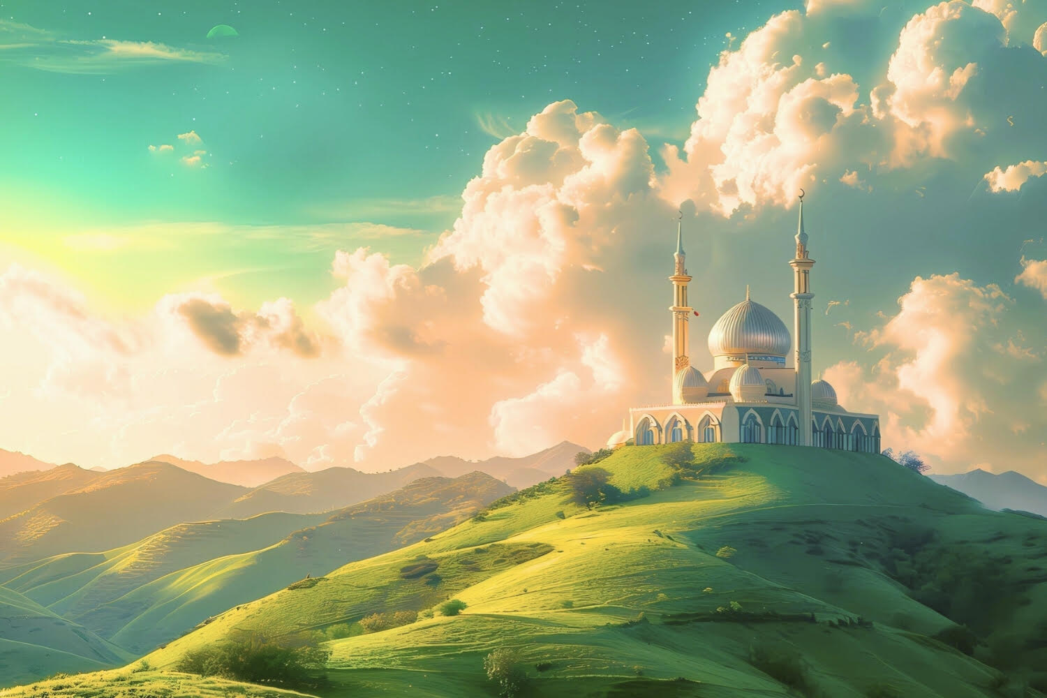 Ilustrasi masjid tempat ibadah (Dok. Freepik)