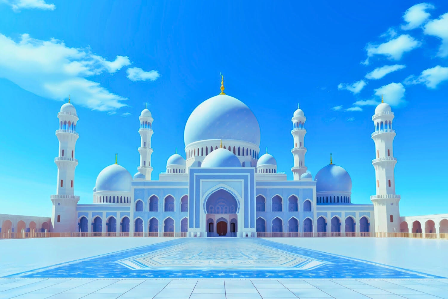 Ilustrasi bangunan masjid (Dok. Freepik)
