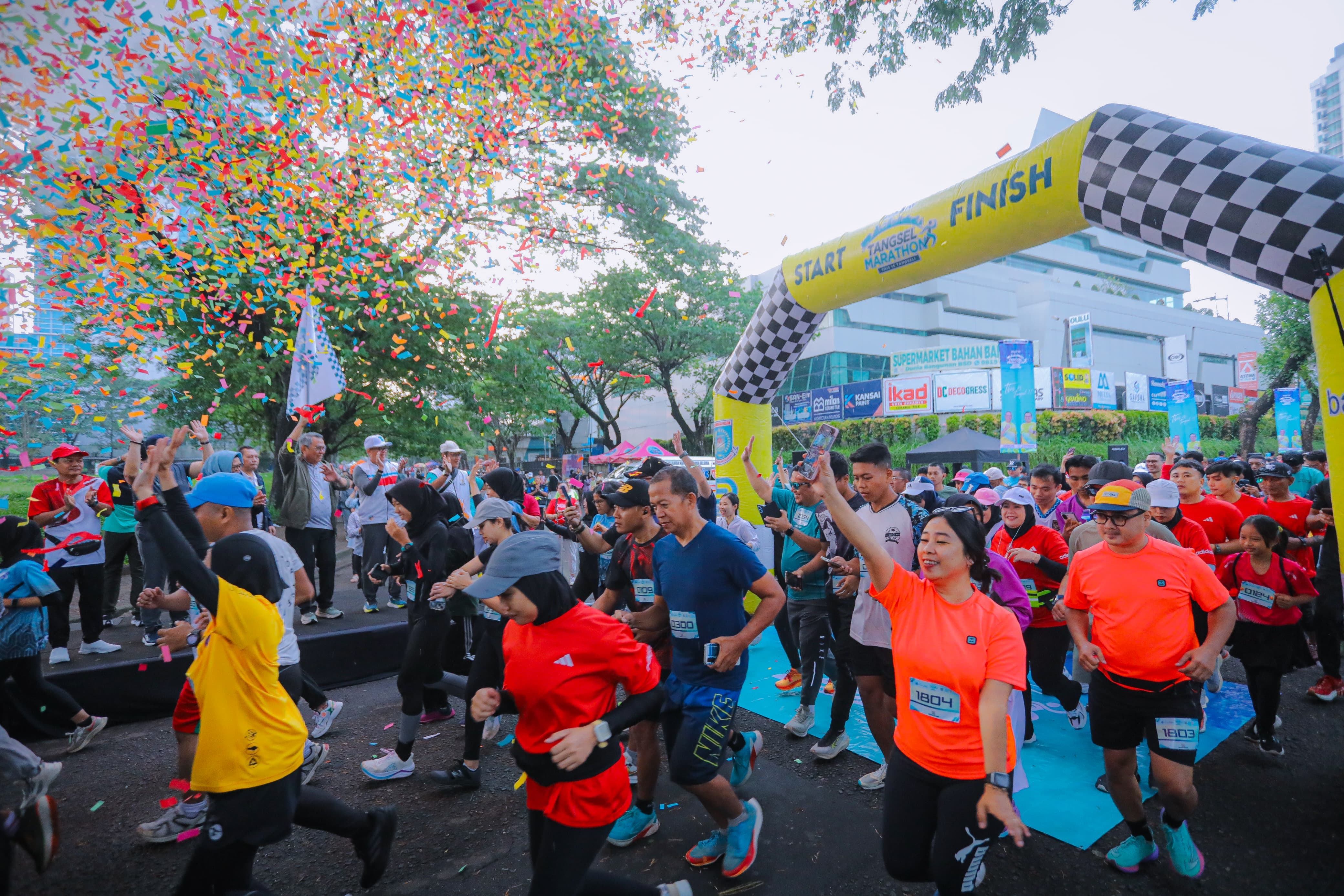 Ilustrasi Car Free Day (CFD) BSD, Jalan Pahlawan Seribu, Serpong, Minggu (7/9).