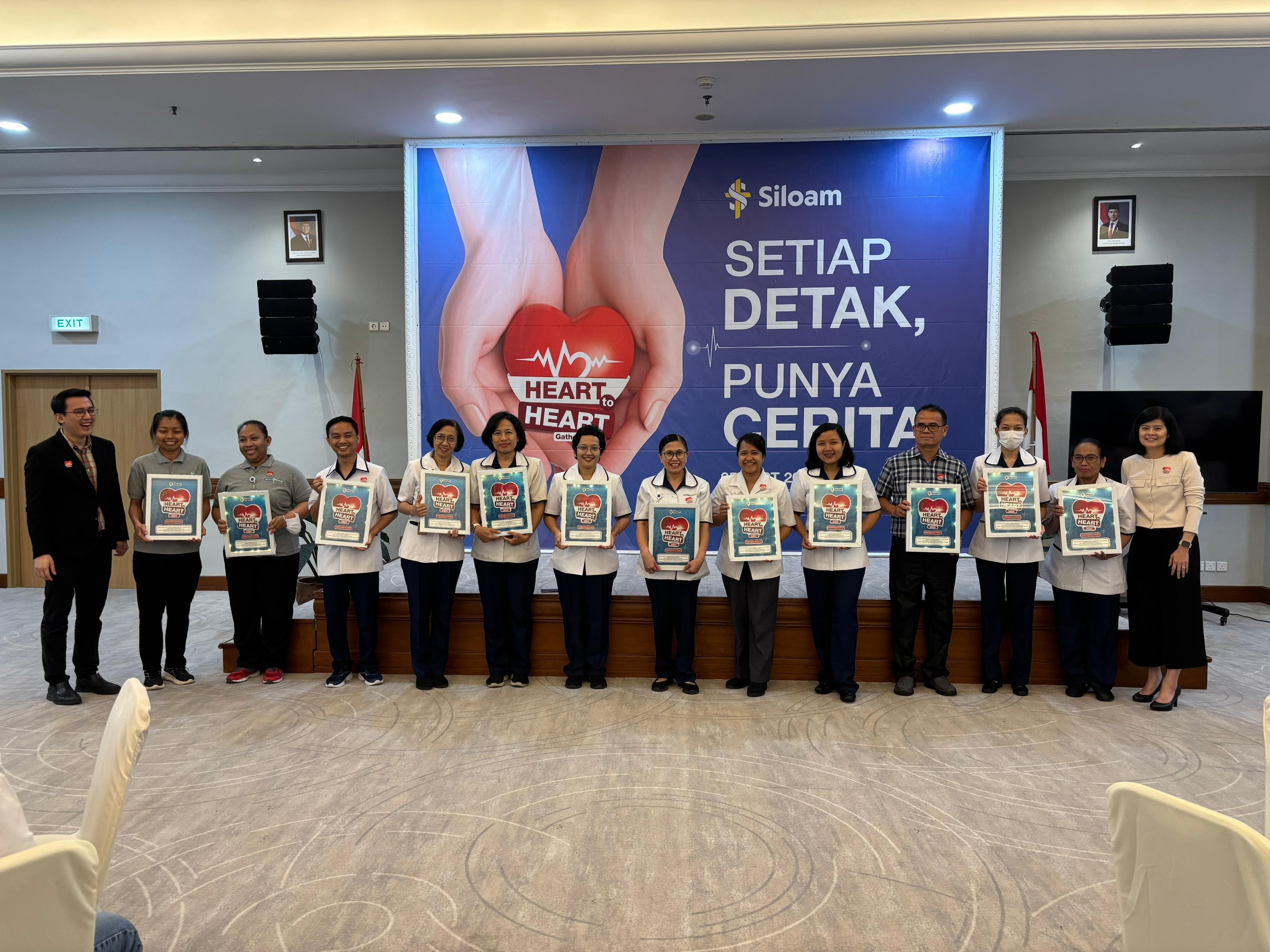 Siloam Hospitals Lippo Village (SHLV) menghadirkan para pasien yang telah sembuh serta dokter-dokter spesialis jantung untuk memperingati World Heart Day, Kota Tangerang. (Dok. IST)