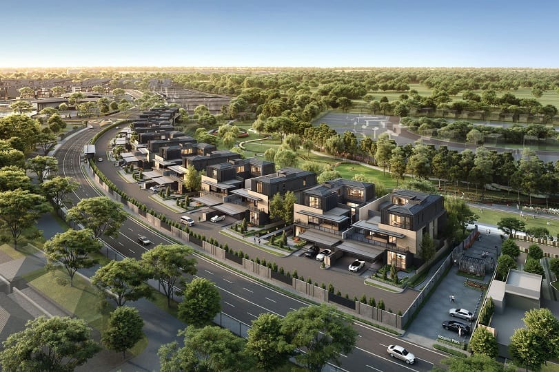 Botanic Villa hadir dengan bangunan tiga lantai seluas 744 m2 dan luas tanah mulai 726m2 sampai dengan 1.024 m2. Botanic Villa ditawarkan mulai Rp55 miliar hingg