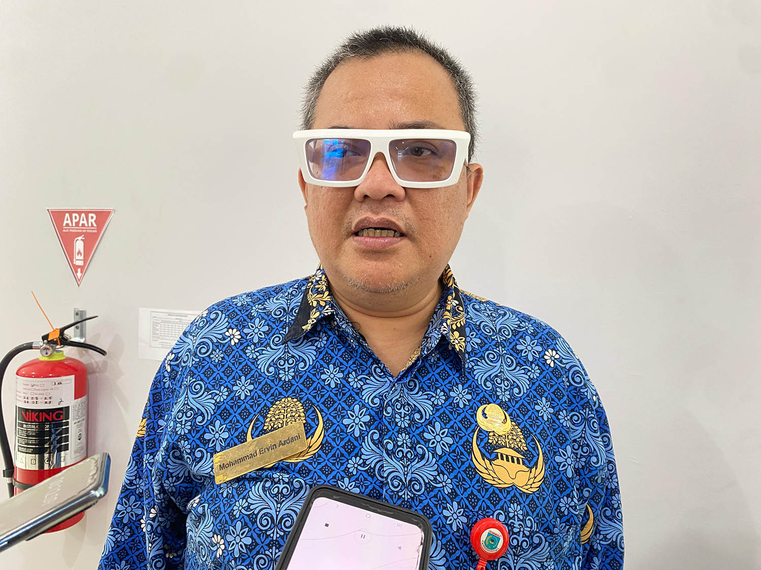 Kepala Dinas Sosial (Dinsos) Kota Tangsel Mohammad Ervin Ardani. (FOTO:&nbsp;Muhtamimah/Jawa Pos)