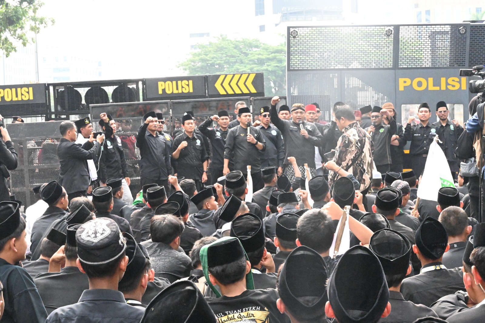 Aksi Pagar Nusa di KPI, Jakarta. (Dok. IST)