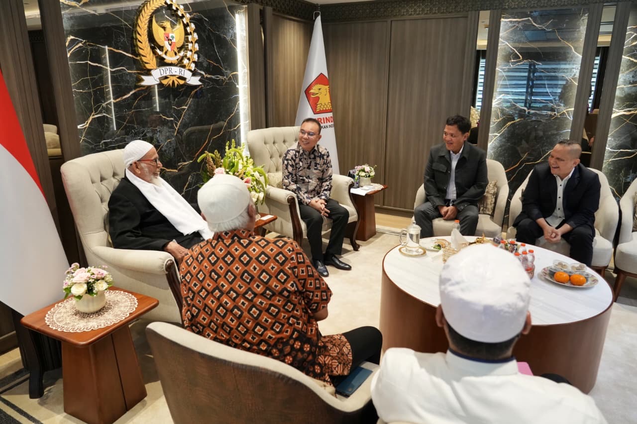 Dasco saat menerima Abu Bakar Baasyir. (Dok. DPR)