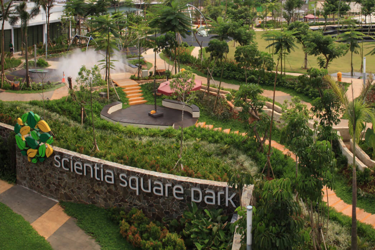 Scientia Square Park di Tangerang. (scientiasquarepark.com)
