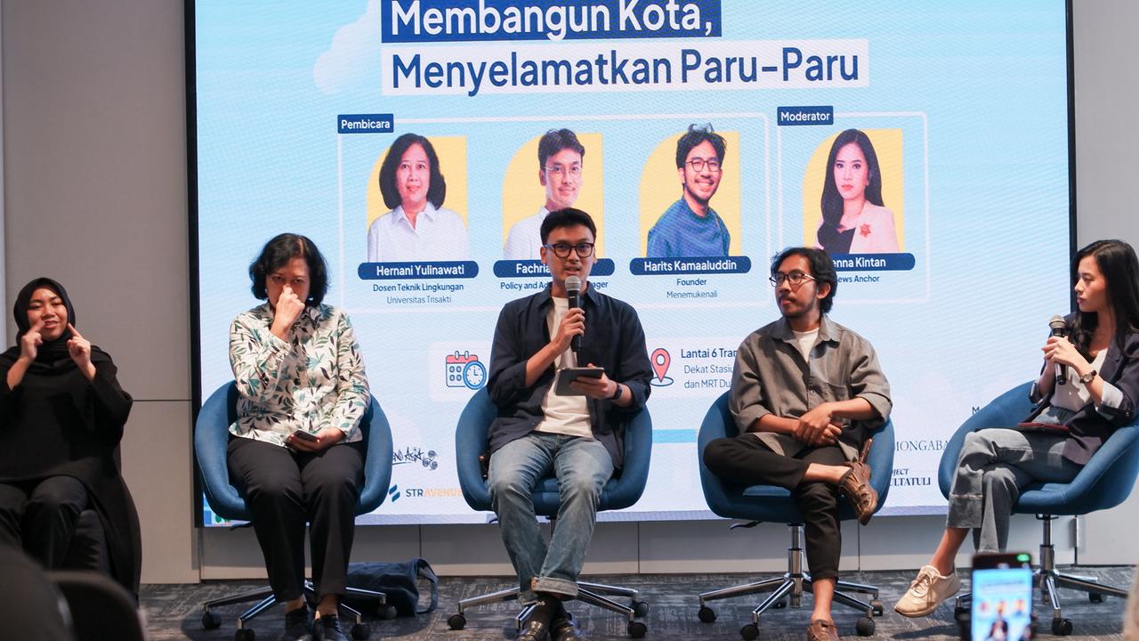 Talkshow Membangun Kota, Menyelamatkan paru-paru. (Dok. IST)