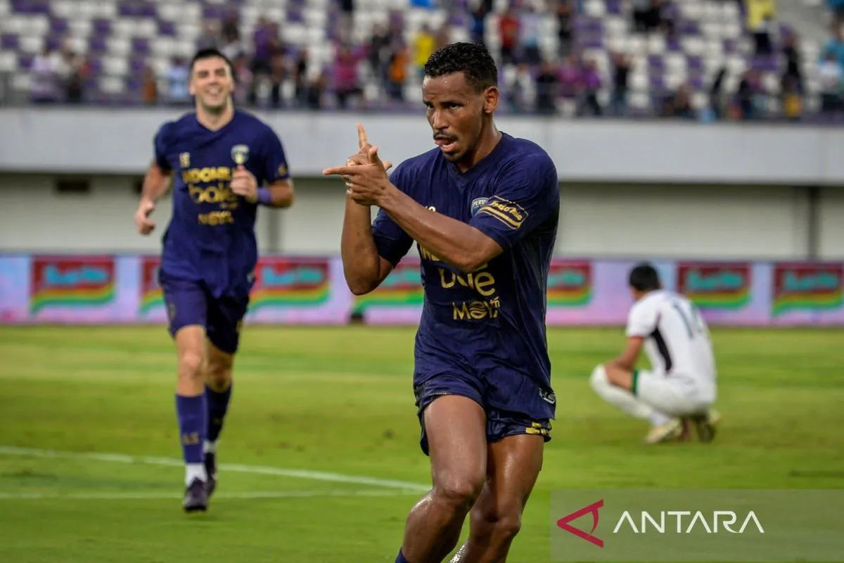 Selebrasi Persita Tangerang. (Dok. Antara)