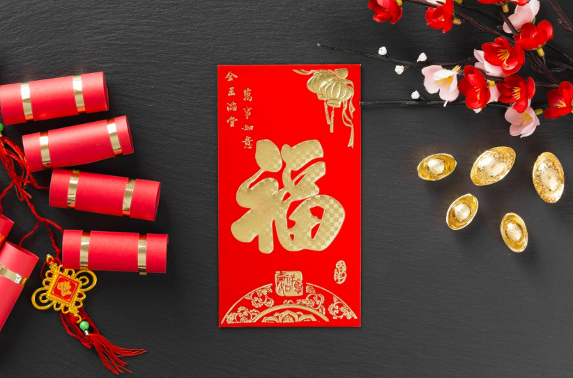 Ilustrasi angpau Imlek (Freepik)