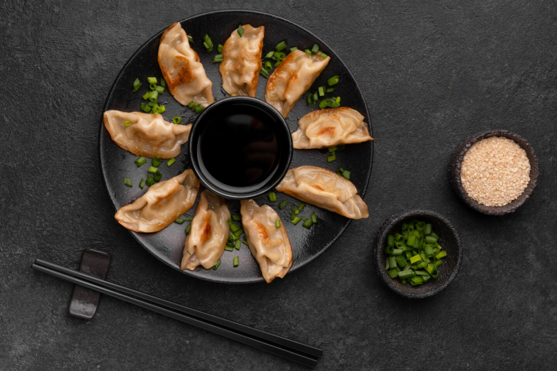 Ilustrasi gyoza (Dok. Freepik)