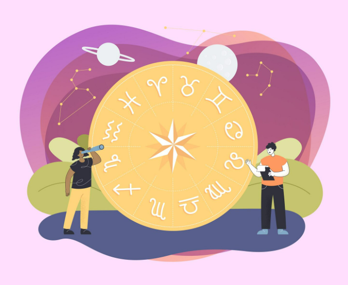 Ilustrasi zodiak yang diprediksi akan meraih stabilitas dan kemakmuran (Dok. Freepik)