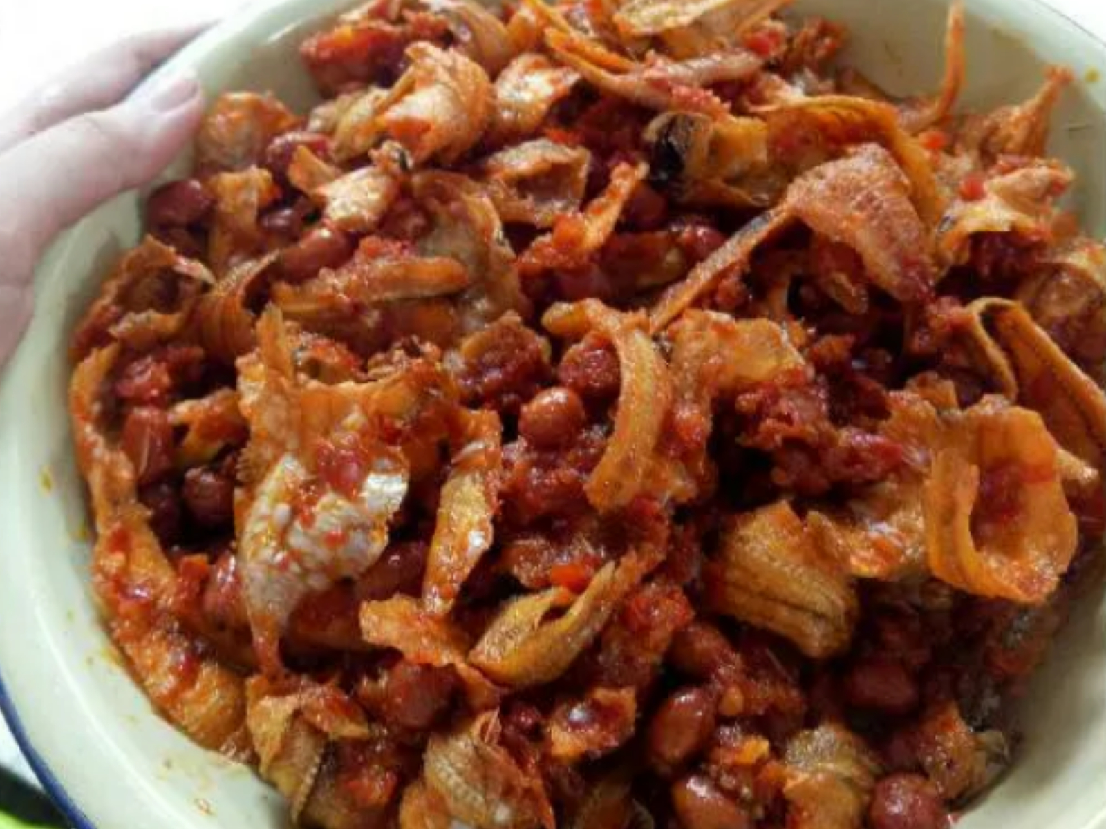 Cara membuat balado kacang ikan asin (Dok. Cookpad)