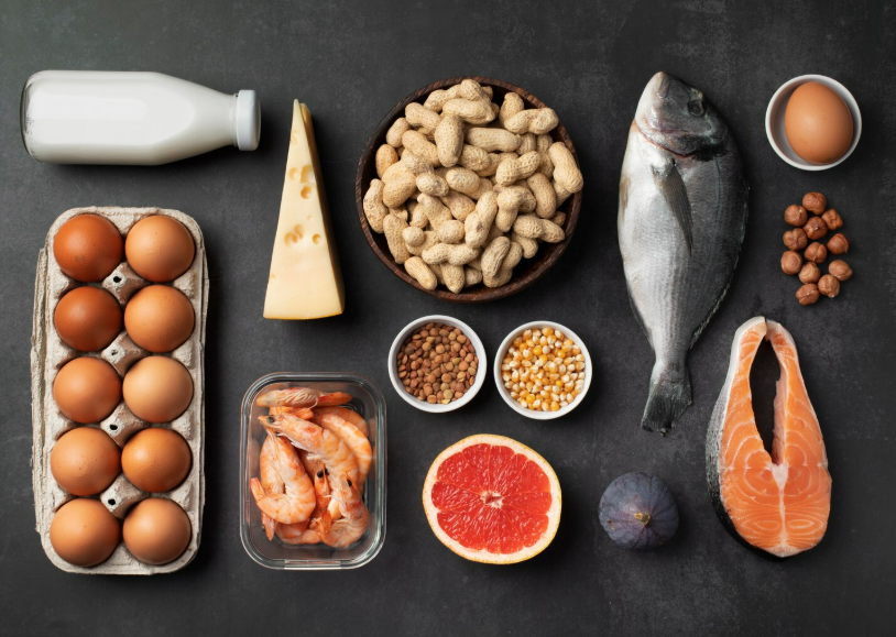 Ilustrasi makanan tinggi protein (Dok. Freepik)