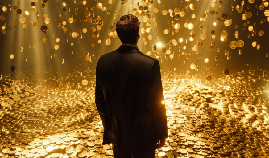 Ilustrasi shio yang bakal banjir rezeki berupa emas dan perak (AI Generated/Freepik)