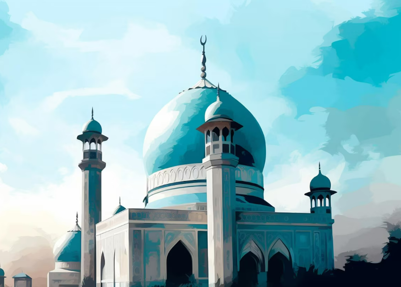 Ilustrasi jadwal sholat (AI Generated/Freepik)