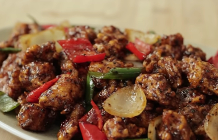 Resep tempe lada hitam (YouTube Devina Hermawan)