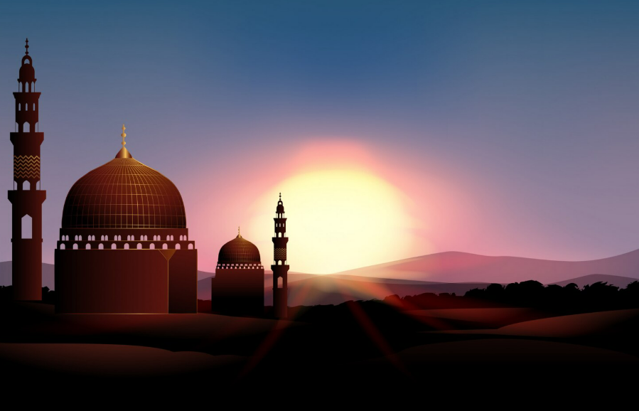 Ilustrasi jadwal sholat (Dok. Freepik)