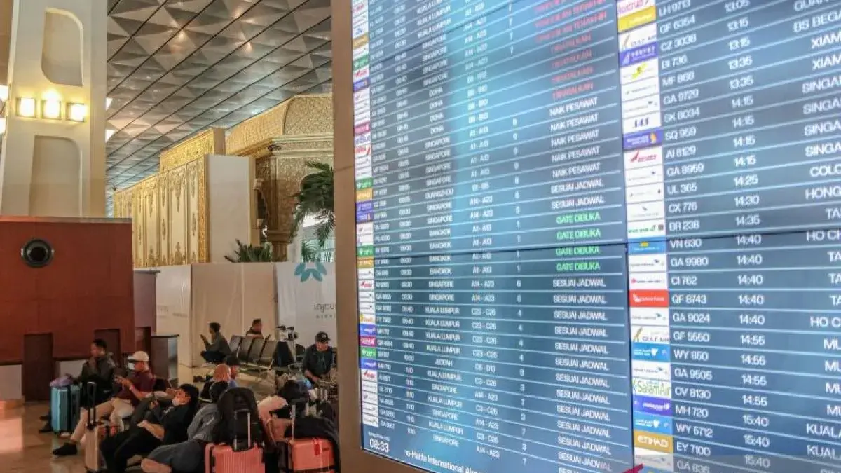 15 Penerbangan ke Dubai hingga Jeddah Dibatalkan dari Bandara Soekarno-Hatta Tangerang, Angkasa Pura Beri Penjelasan