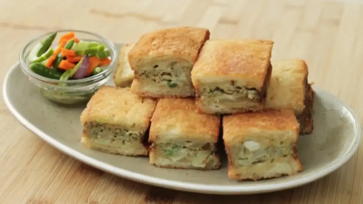 Cara membuat martabak telur roti tawar (Dok. Cookpad) 