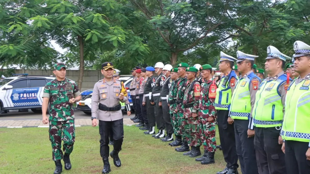 Polres Metro Tangerang siagakan 1.859 personel Operasi Ketupat Jaya 2026. Ada layanan penitipan kendaraan gratis untuk pemudik. (Dok. IST)