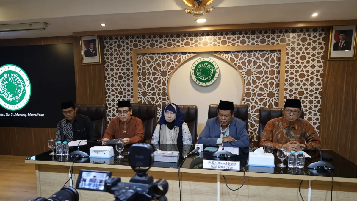 MUI menyerukan stop perang dan penegakan keadilan global.  (Dok. MUI/Junaedi)