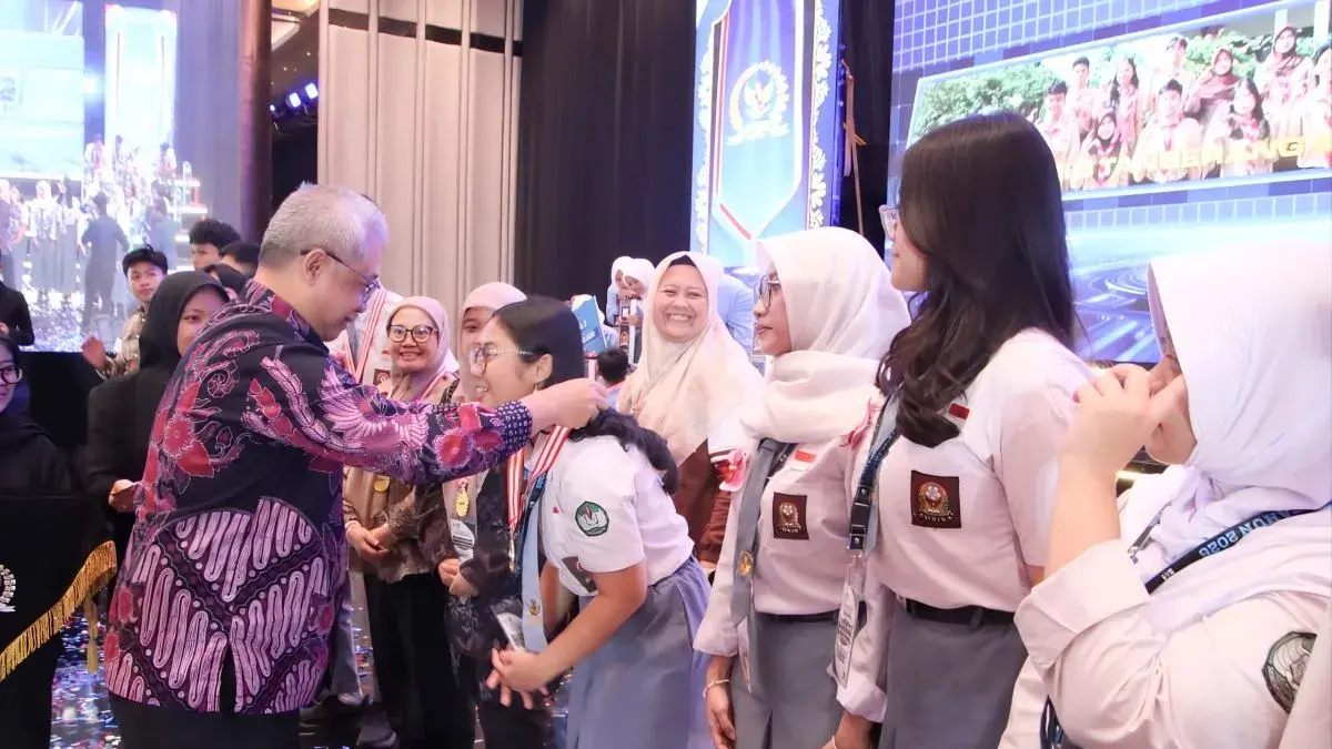 Final Lomba Cerdas Cermat Empat Pilar MPR RI 2026 tingkat Provinsi Banten di Tangerang, Sabtu (18/4/2026). ANTARA/HO-MPR RI