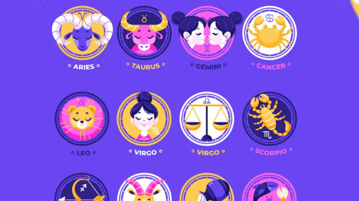 Ilustrasi tanda zodiak (Magnific)