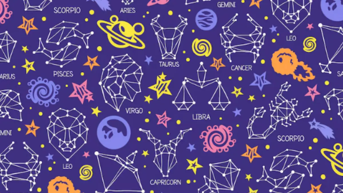 Ilustrasi 12 zodiak (Magnific)