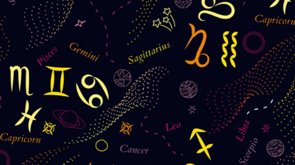 Ilustrasi 12 zodiak (Magnific)
