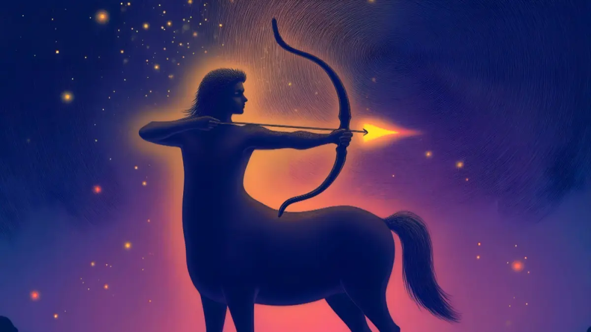 Ilustrasi zodiak Sagittarius (Magnific) 