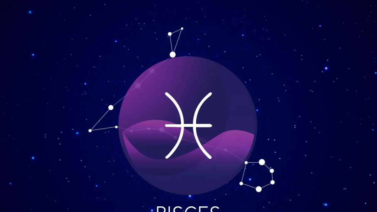 Ilustrasi zodiak Pisces (Magnific)