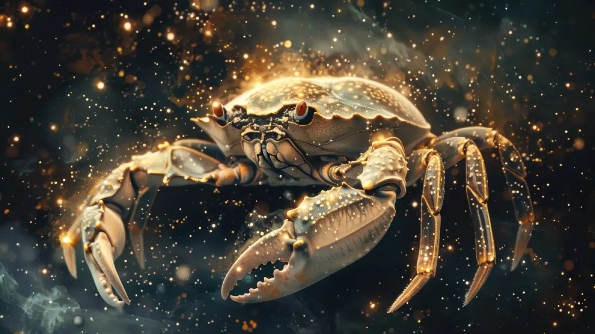 Ilustrasi zodiak Cancer (Magnific)