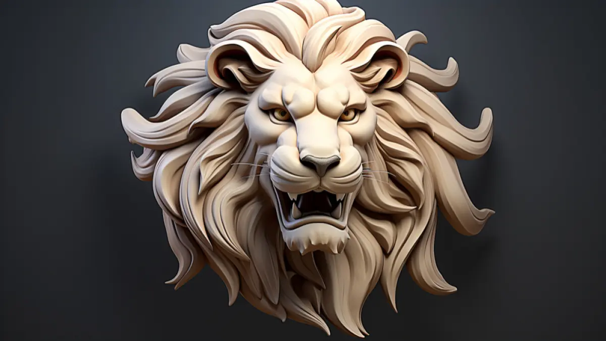 Ilustrasi zodiak Leo (Magnific)