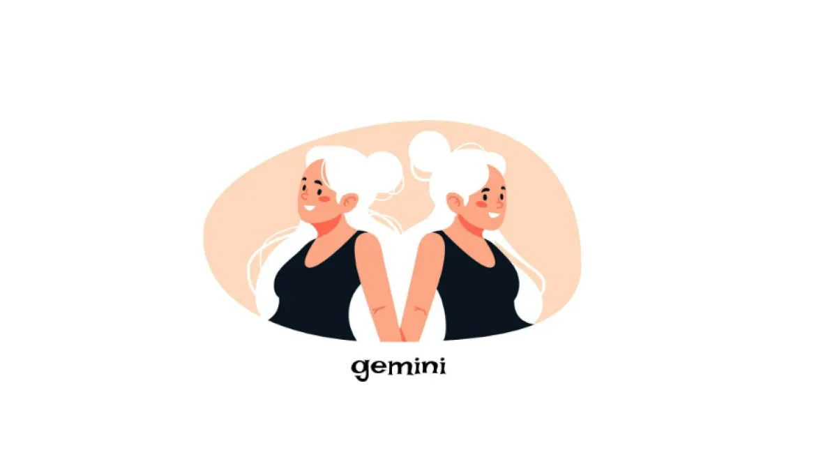 Ilustrasi zodiak Gemini (Magnific)