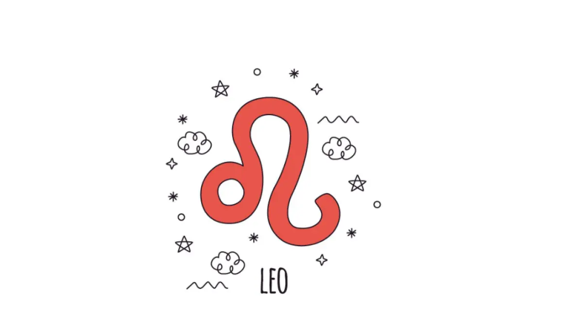 Ilustrasi zodiak Leo (Magnific)