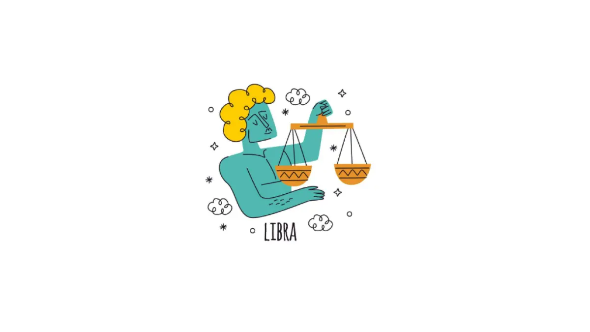 Ilustrasi zodiak Libra (Magnific)