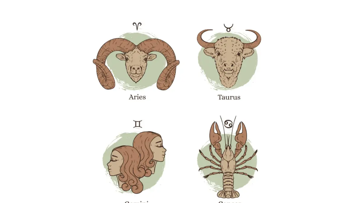 Ilustrasi ramalan zodiak Aries, Taurus, Gemini, dan Cancer (Magnific) 