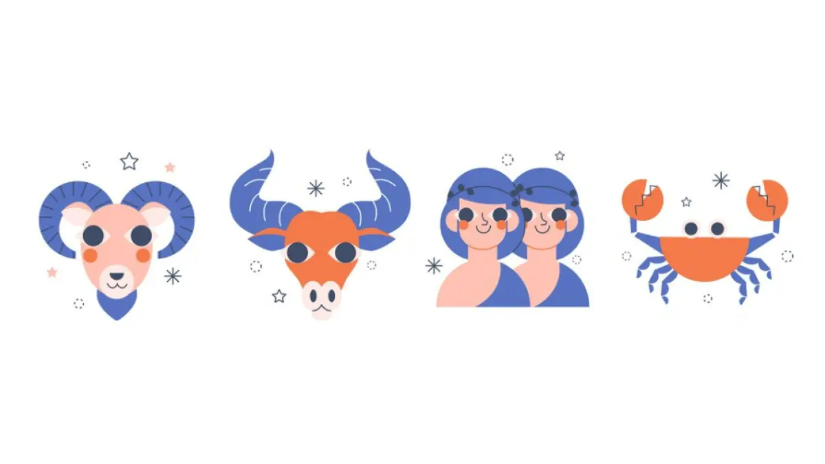 Ilustrasi ramalan zodiak Aries, Taurus, Gemini, Cancer (Magnific) 